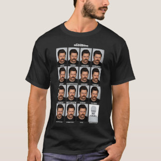 Camiseta Parques y recreo a muchos rostros de Ron Premium