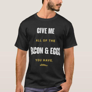 Camiseta Parques y recreo Bacon y huevos Ron Swanson