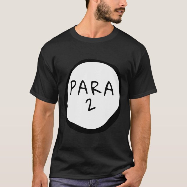 Camiseta Párr. 2 Asistente de Maestros de Disfraces Parapro (Anverso)