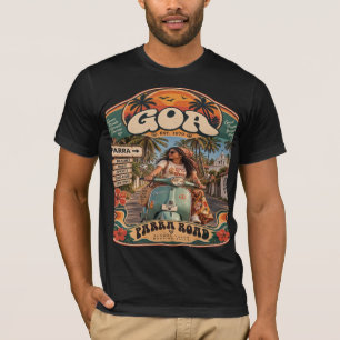 Camiseta Parra Road — Chica en Bicicleta, el icónico paseo 