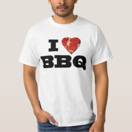 Camiseta Parrilla de corazón, parrillada divertida en forma