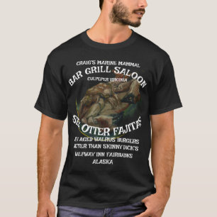 CAMISETA PARRILLA DE MAMÍFEROS MARINOS DE CURTISS CRAIG CUL