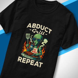 Camiseta Parrilla de secuestro Repetición Retro Barbacoa de