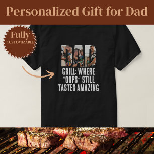 Camiseta Parrilla Divertida Papá