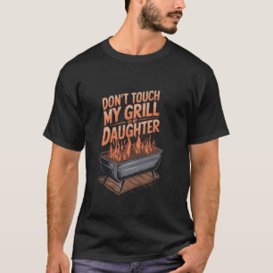 Camiseta Parrilla divertida para barbacoa No toques mi parr