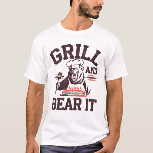 Camiseta Parrilla Divertida y Soportalo Papá Chef Parriller
