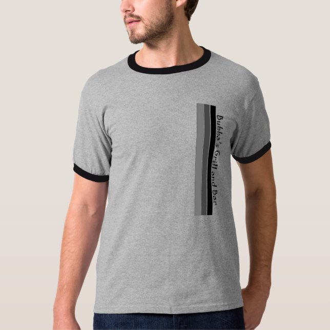 Camiseta Parrilla y barra de Bubbas (Anverso)