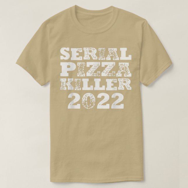 Camiseta Parrillada Bbq Serial Pizza Killer 2022 & Smoker B (Diseño del anverso)
