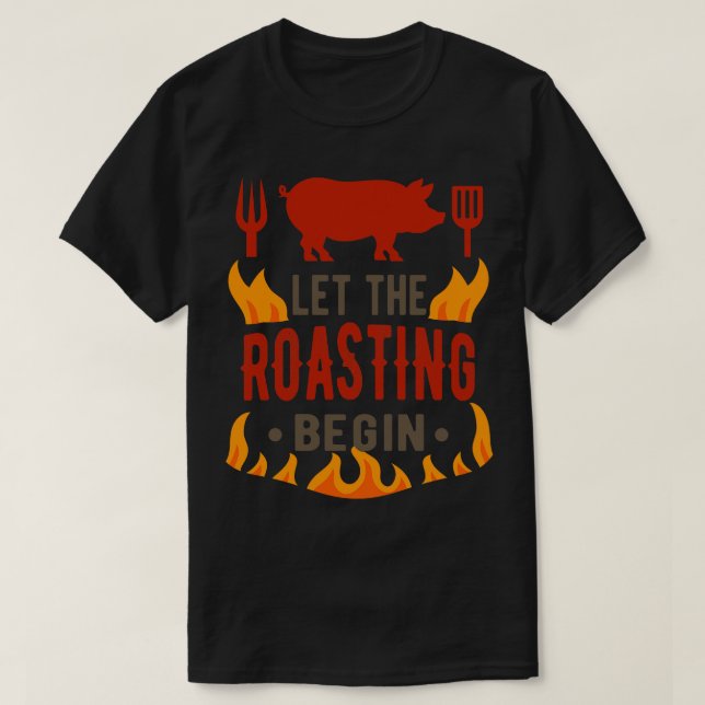 Camiseta Parrillada de barbacoa divertida (Diseño del anverso)
