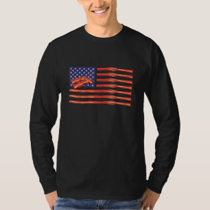 Camiseta Parrillada de cerdo Estados Unidos Bandera estadou