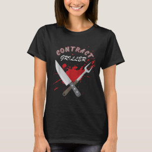 Camiseta Parrillada de Contratos Funny Grill Barbecue Bbq S