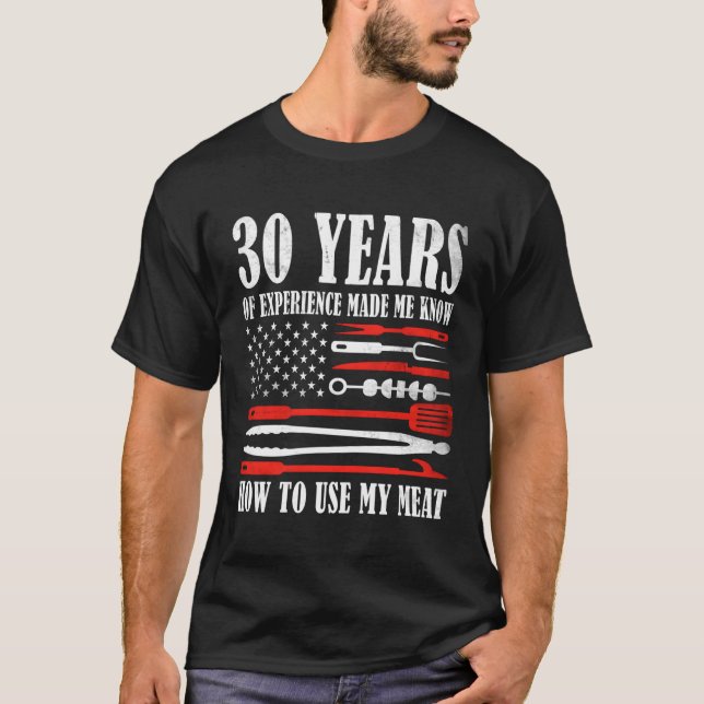 Camiseta Parrillada De La Bandera De Los Ee.Uu. (Anverso)