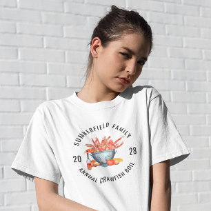 Camiseta Parrillada de Mariscos Fiesta de Cangrejos de Río