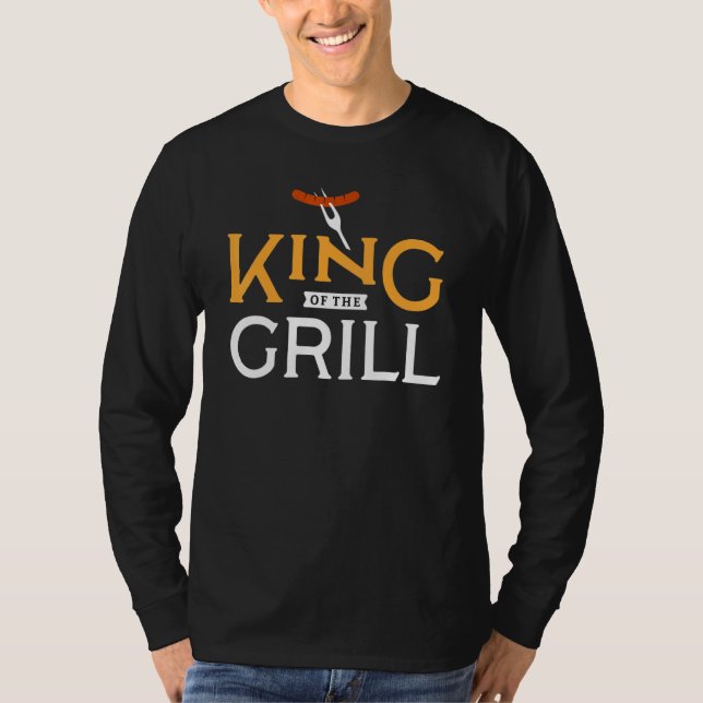Camiseta Parrillada De Parrillada Searing Grill Hobby Meat  (Anverso)