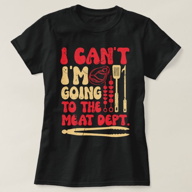 Camiseta Parrillada de parrilladas de carne Bbq Griller Che (Diseño del anverso)