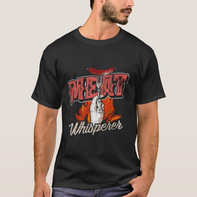 Camiseta Parrillada De Whisperer De Carne Para Navidades (Anverso)