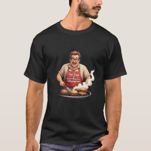 Camiseta Parrillada "Top Dad Grill Master Champion"