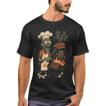 Parrillero Zombie Divertido – Arte de Chef de Barb