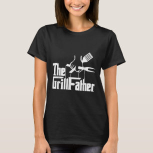 Camiseta Parrillfather Barbecue Bbq Grill Master Smoker