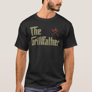 Camiseta Parrillfather Meat Smoat BBQ Grill Lover Pit Maste