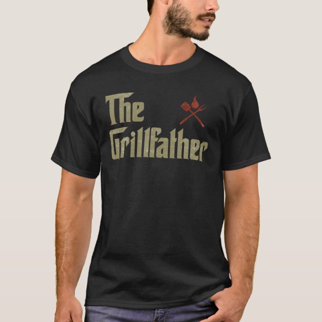 Camiseta Parrillfather Meat Smoat BBQ Grill Lover Pit Maste (Anverso)