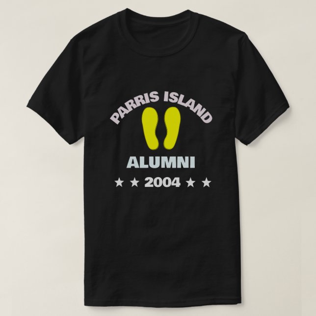CAMISETA PARRIS ISLAND ALUMNI 04 (Diseño del anverso)