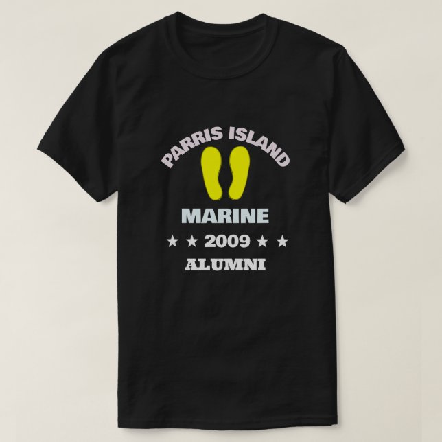 CAMISETA PARRIS ISLAND ALUMNI 09 (Diseño del anverso)