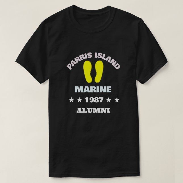 CAMISETA PARRIS ISLAND ALUMNI 87 (Diseño del anverso)
