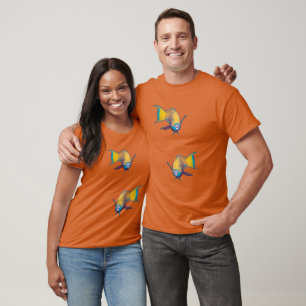 Camiseta Parrofish - Diseño abstracto - Cortar la foto