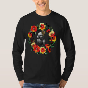 Camiseta Parroquia de Cockatoo con corona floral 1