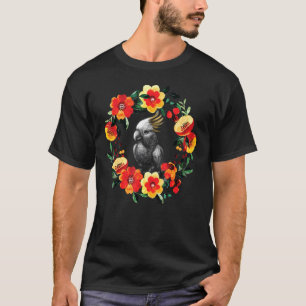 Camiseta Parroquia de Cockatoo con corona floral 1