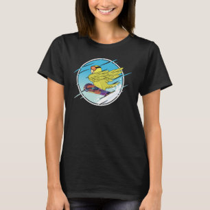 Camiseta Parroquia de Snowboard Dabbing I Parroquia amarill