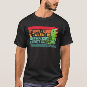Camiseta Parroquia verde de loros, pero introvertida