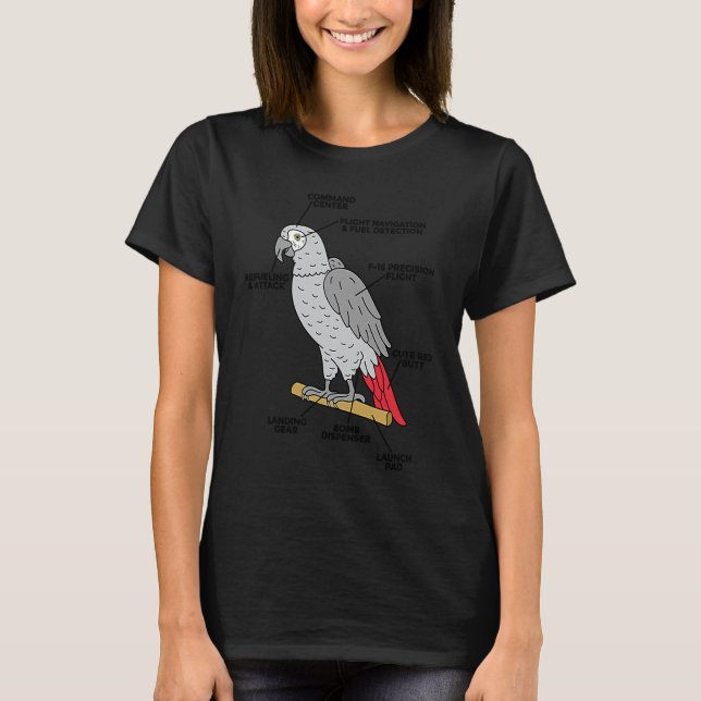 Camiseta Parrot Aviation Parrot (Anverso)