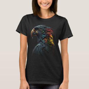 Camiseta Parrot Bird Colorum Animal Bird Motif Parrot