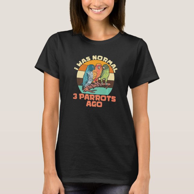 Camiseta parrot bird  quote dad mom 2 (Anverso)