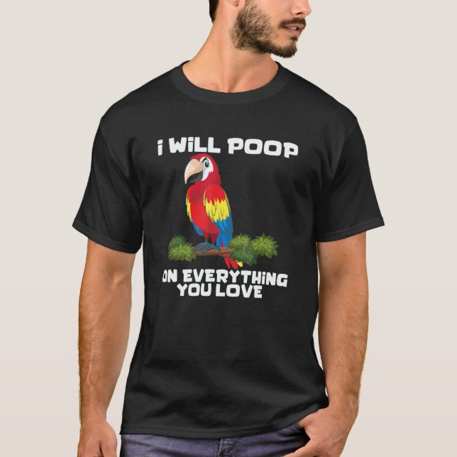 Camiseta parrot bird   sarcastic quote 3 (Anverso)