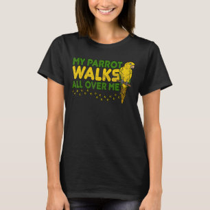 Camiseta Parrot Cockatiel Love Bird Rooster Chickens Budgie