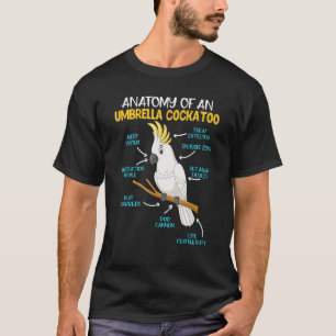 Camiseta Parrot Cockatoo Anatomía de una Cockatoo Co
