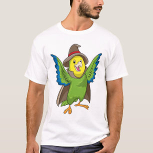 Camiseta Parrot como asistente con Gorra