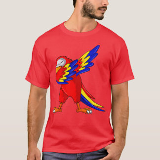 Camiseta Parrot Dabbing Parakeet Tiel Quarrion Cockatoo Cag