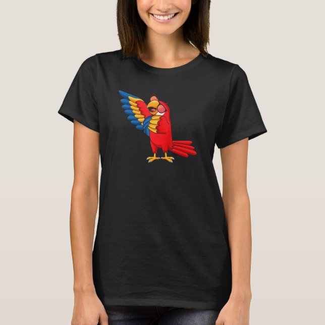 Camiseta Parrot Dabbing Parrot Guay Parrot Bird Parrot (Anverso)