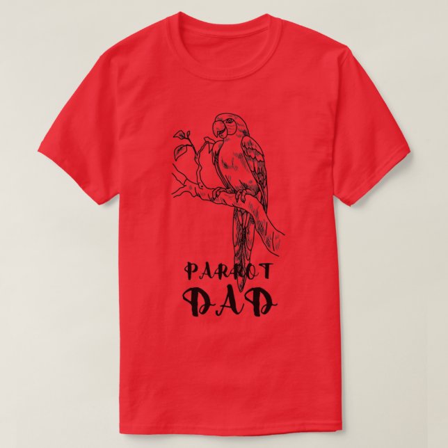 Camiseta Parrot dad Parrot Lover Animals Lover Bird Lover B (Diseño del anverso)