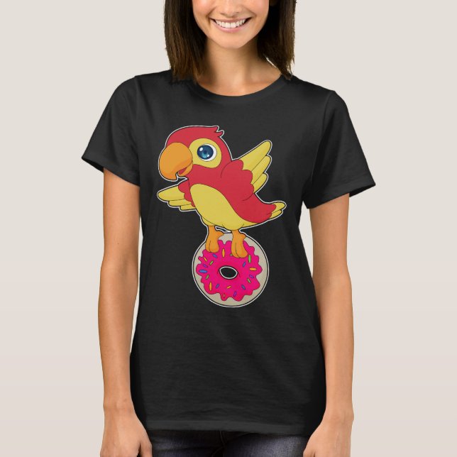 Camiseta Parrot Donut (Anverso)