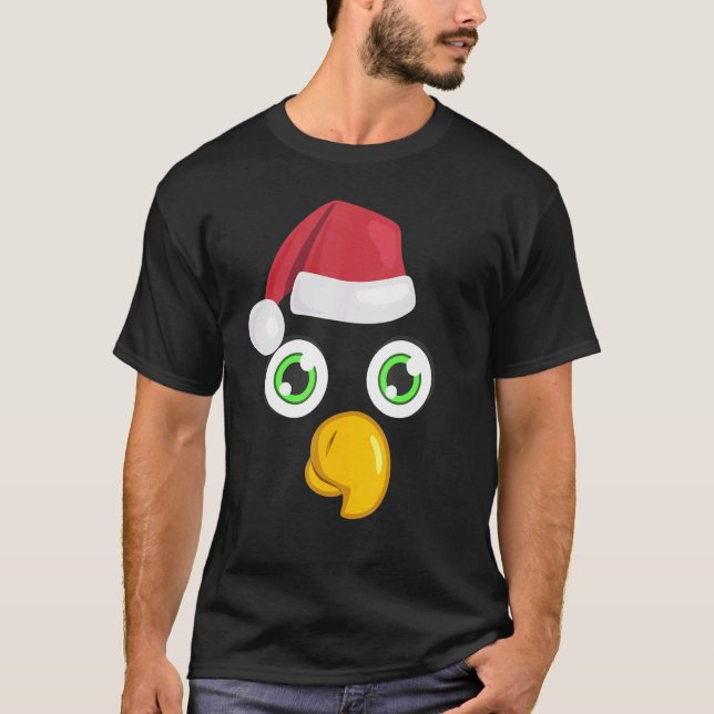 Camiseta Parrot Face Navidades gráficos Parrot Face Costume (Anverso)