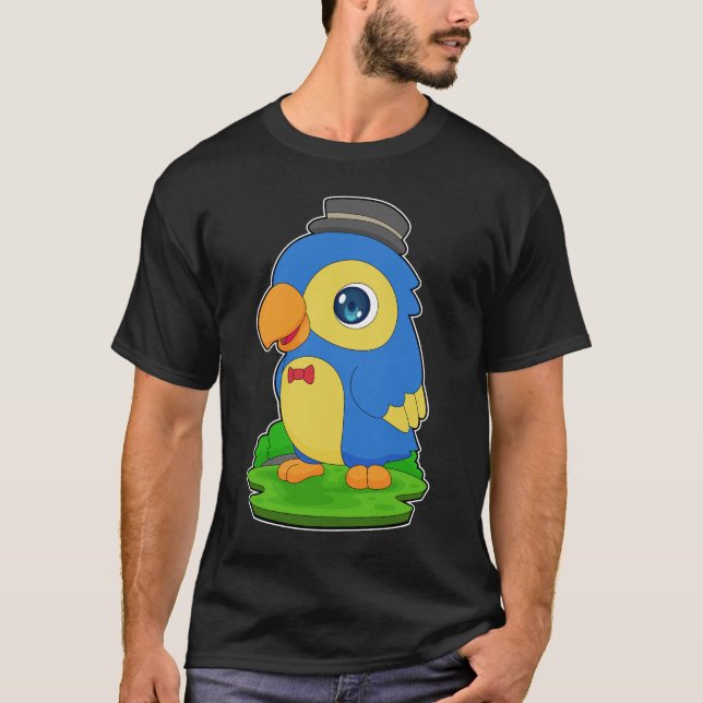 Camiseta Parrot Gentleman Bow (Anverso)