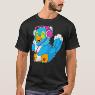 Camiseta Parrot Headphone Music