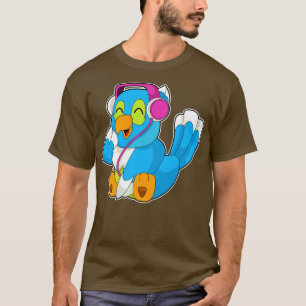 Camiseta Parrot Headphone Music