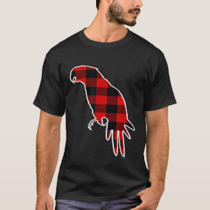 Camiseta Parrot Red Buffalo Plaid Parrakeet Mateo Pj Fam