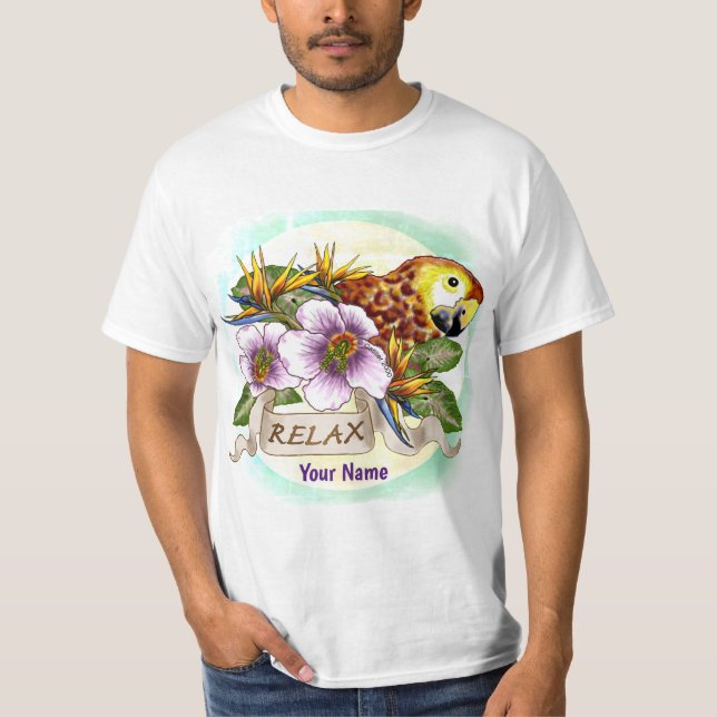 Camiseta Parrot Relax (Anverso)